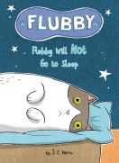 cartoon cat laying in bed with eyes wide open