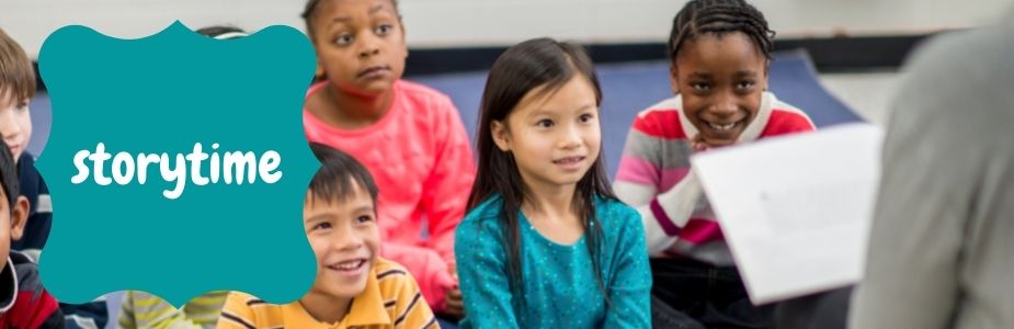 kids listening to story